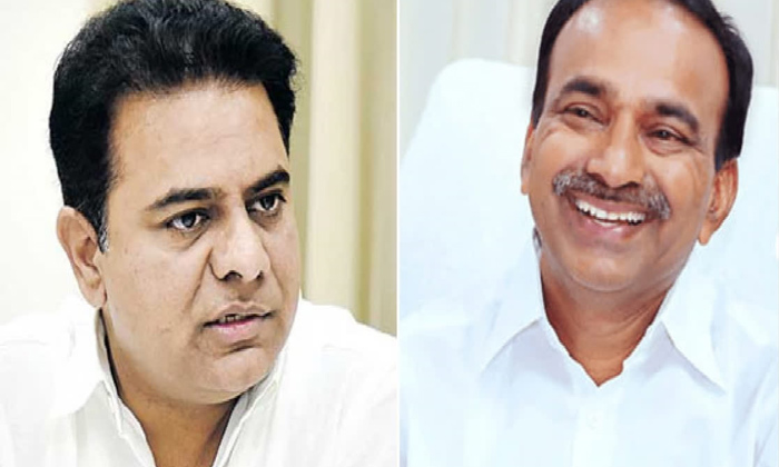  Minister Ktr Call To Dgp Anjani Kumar Over Etela Rajender Security,etela Rajende-TeluguStop.com