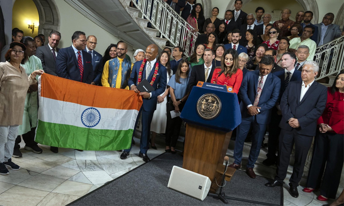  New York City Mayor Eric Adams Announces Holiday On Diwali In Schools Details, N-TeluguStop.com