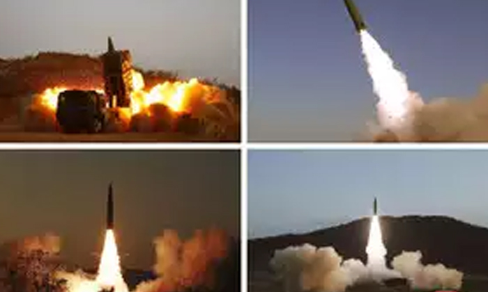  North Korea Launched Ballistic Missiles To Give A Warning To Those Countries, No-TeluguStop.com