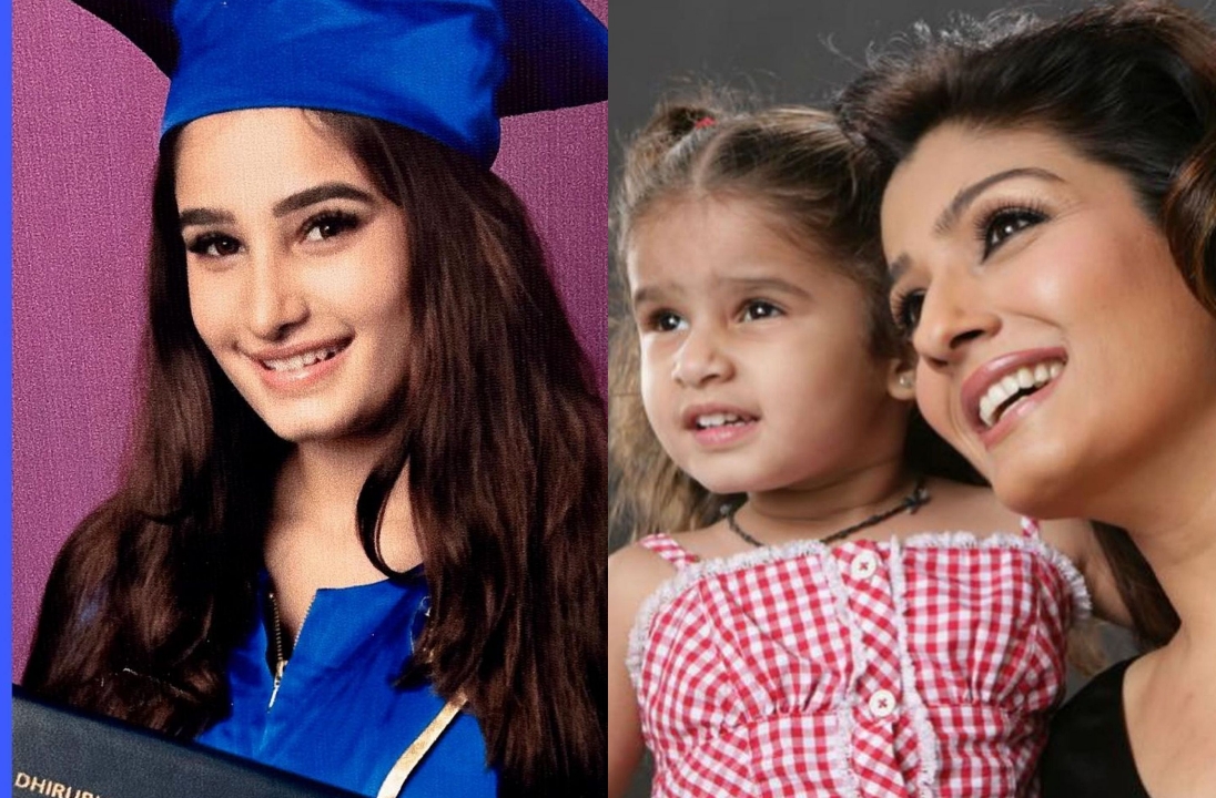 Raveena Tandon’s Daughter Rasha Treats Paparazzi With Sweets After Graduat-TeluguStop.com