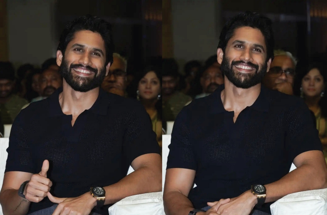 Naga Chaitanya Attends Spy Prerelease Event, Teases Projects