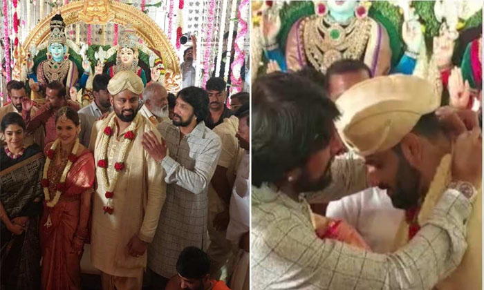  Sudeep Who Surprised Abhishek Ambarish With A Golden Gift At His Wedding Details-TeluguStop.com