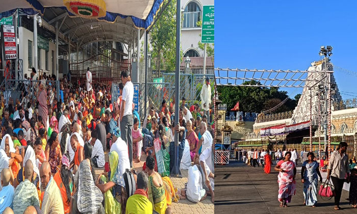 Telugu Andhra Pradesh, Devotees, Devotional, Hundi, Srivenkateswara, Sunday, Tir