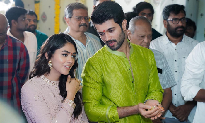  Vijay Deverakonda-mrunal Thakur New Movie Launched Details, Vijay Deverakonda, M-TeluguStop.com