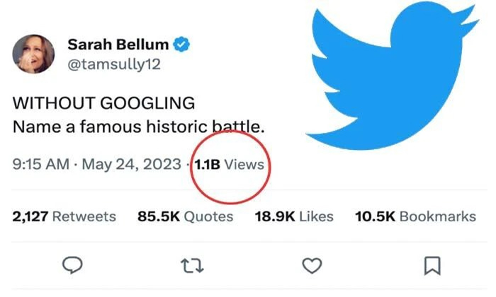  Viral Tweet Asks Users To Name A Famous Historic Battle Reached More Than 1 Bill-TeluguStop.com