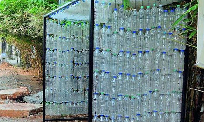 Telugu Bus Stand, Discarded, Huzurabad, Plastic Bottles, Uppalapalli, Latest, Id