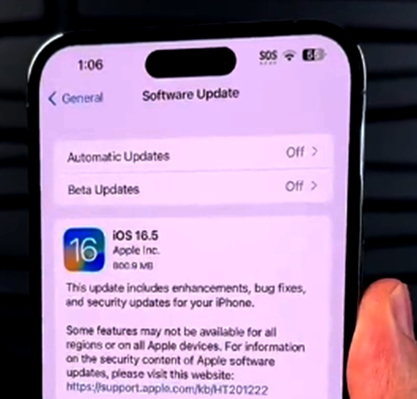  Apple's Ios 16.5.1 Update Includes Security Fixes-TeluguStop.com