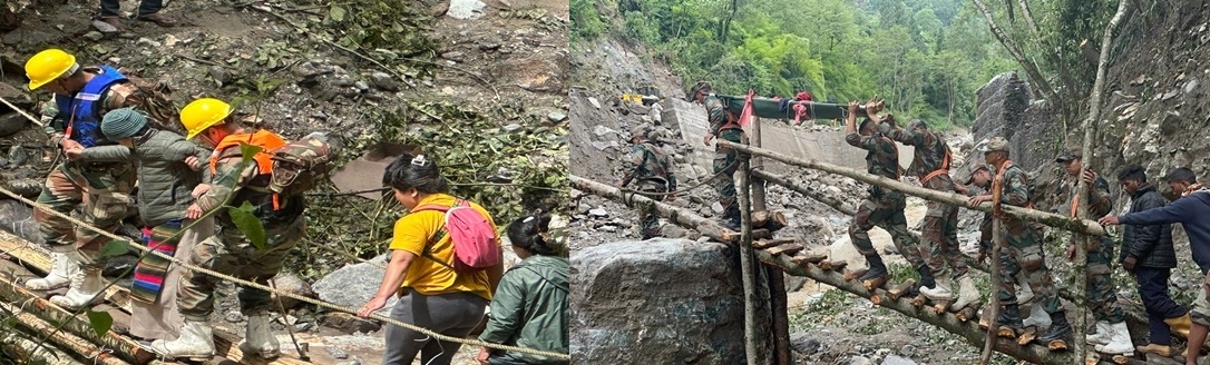  Army Rescues 300 More Stranded Tourists In Sikkim-TeluguStop.com