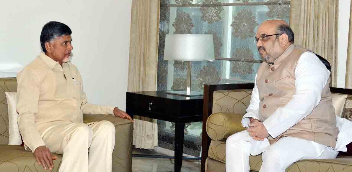  Chandrababu Naidu-shah Meet Spurs Talk Of Tdp-bjp Alliance-TeluguStop.com