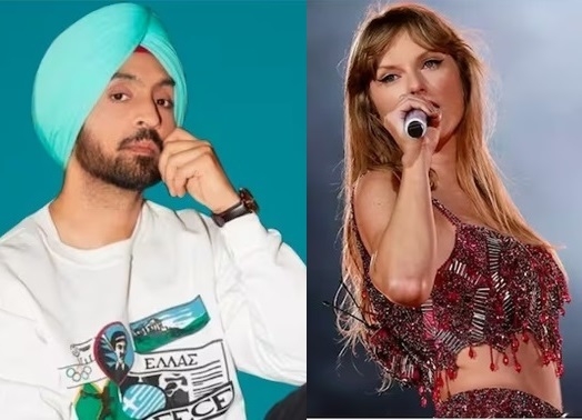  Diljit Has A Hilarious Response To Reports Of Being 'touchy' With Taylor Swift-TeluguStop.com