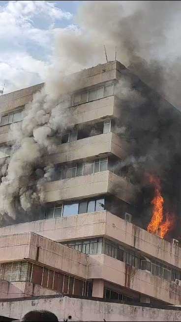  Fire Breaks Out In Mp Govt Office, Health Data Destroyed-TeluguStop.com