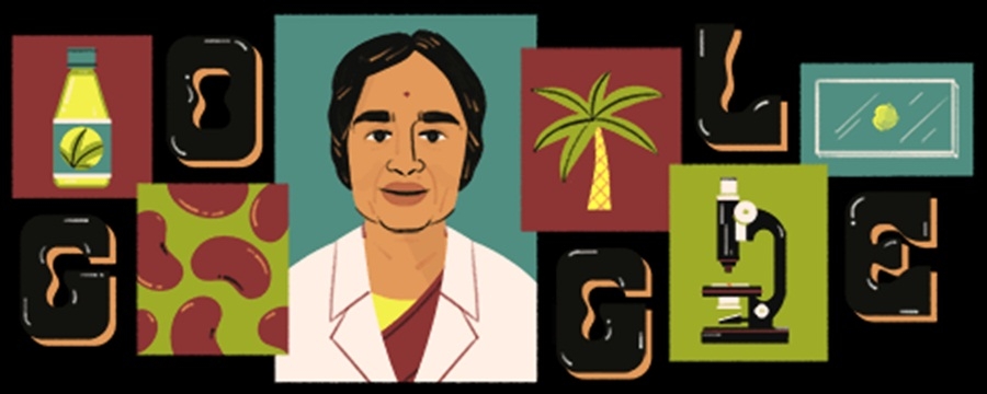  Google Doodle Honours Indian Biochemist Kamala Sohonie-TeluguStop.com