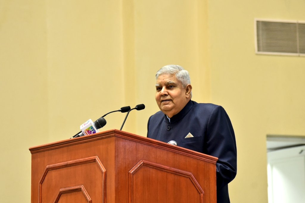  Happy To See Syama Prasad Mulherjee's Dream Fulfilled In J&k: V-p Dhankhar-TeluguStop.com