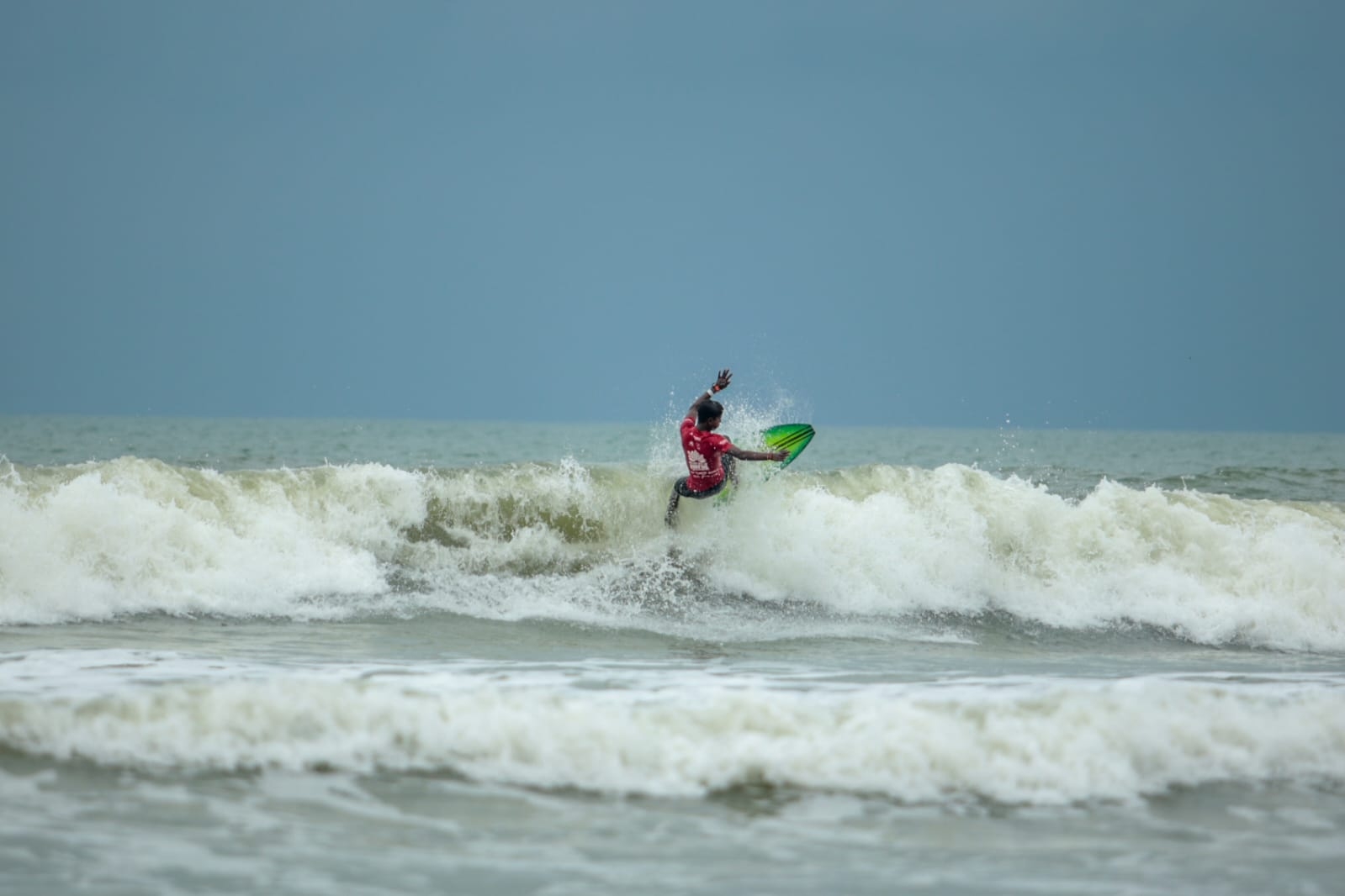  Indian Open Of Surfing: Groms Wonder Boy Kishore Kumar Shines On Opening Day-TeluguStop.com