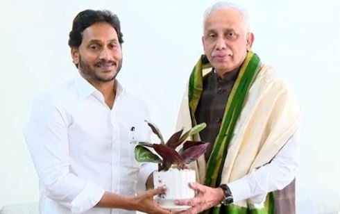  Cm Jagan To Meet Ap Governor-TeluguStop.com