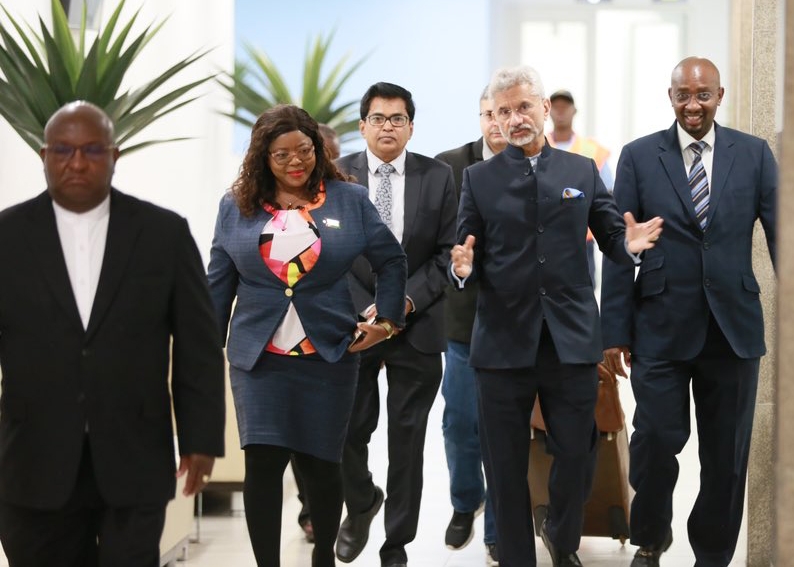  Jaishankar In Namibia On 3-day Visit-TeluguStop.com