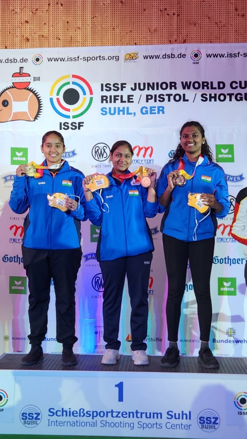  Junior Shooting World Cup: India Finish On Top Of The Medal Tally-TeluguStop.com