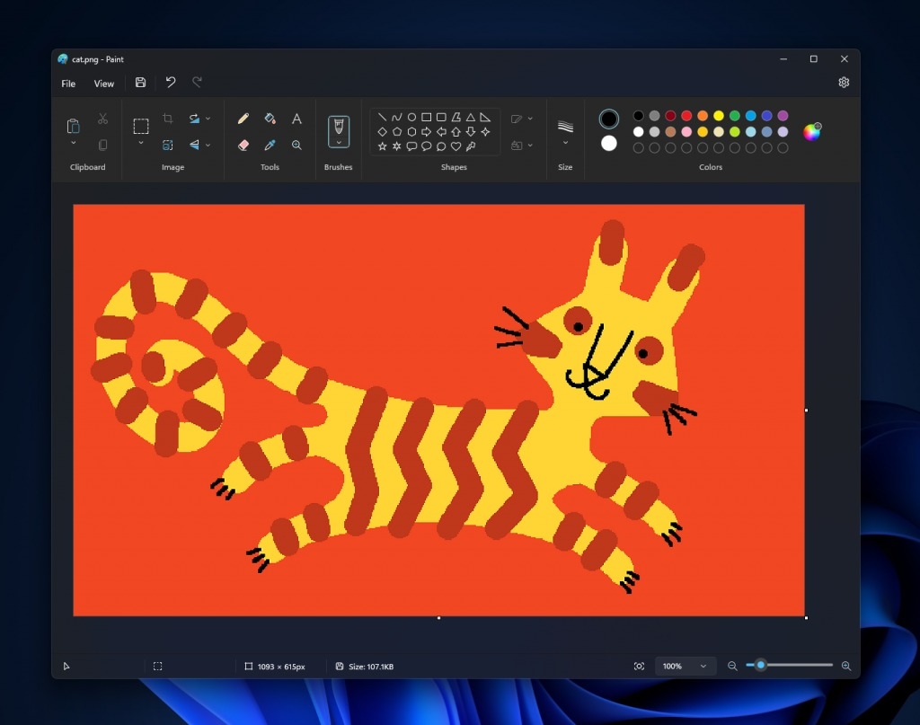  Microsoft Testing Dark Mode For Its Paint App In Windows 11-TeluguStop.com