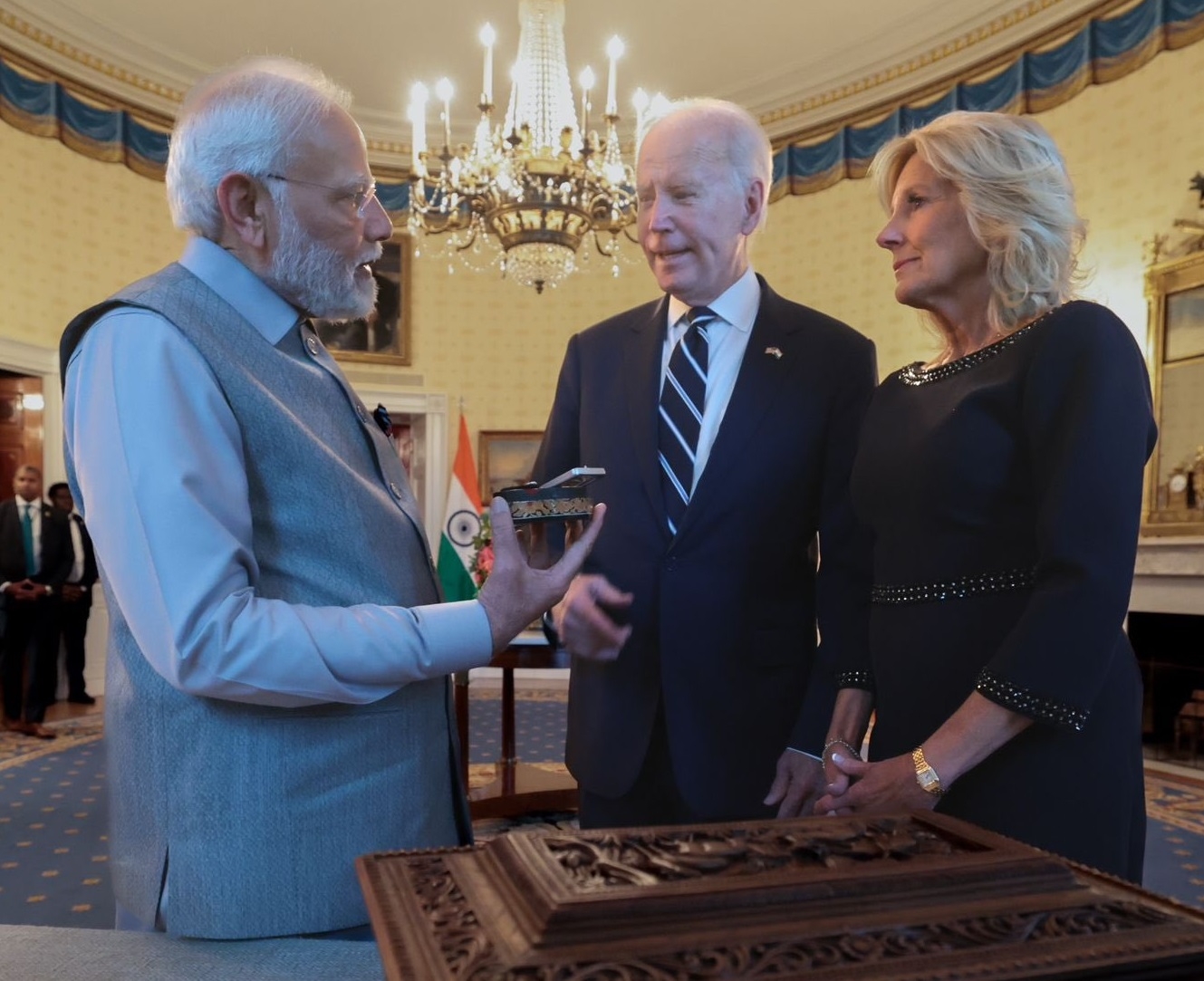  Millet, Saffron To Star In Biden's Dinner For Modi-TeluguStop.com