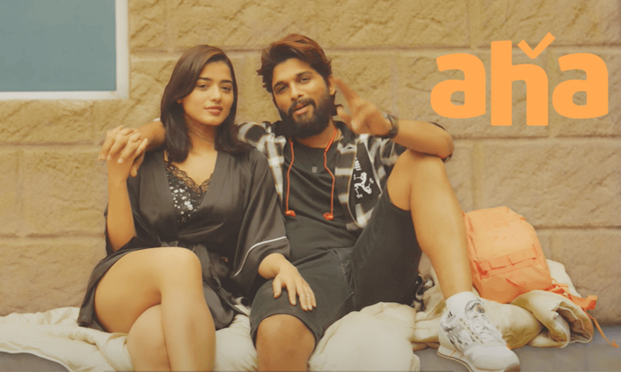 Telugu Aha Ad, Aha Ott, Allu Arjun, Alluarjun, Arjun Leela, Cinemapuram, Trivikr