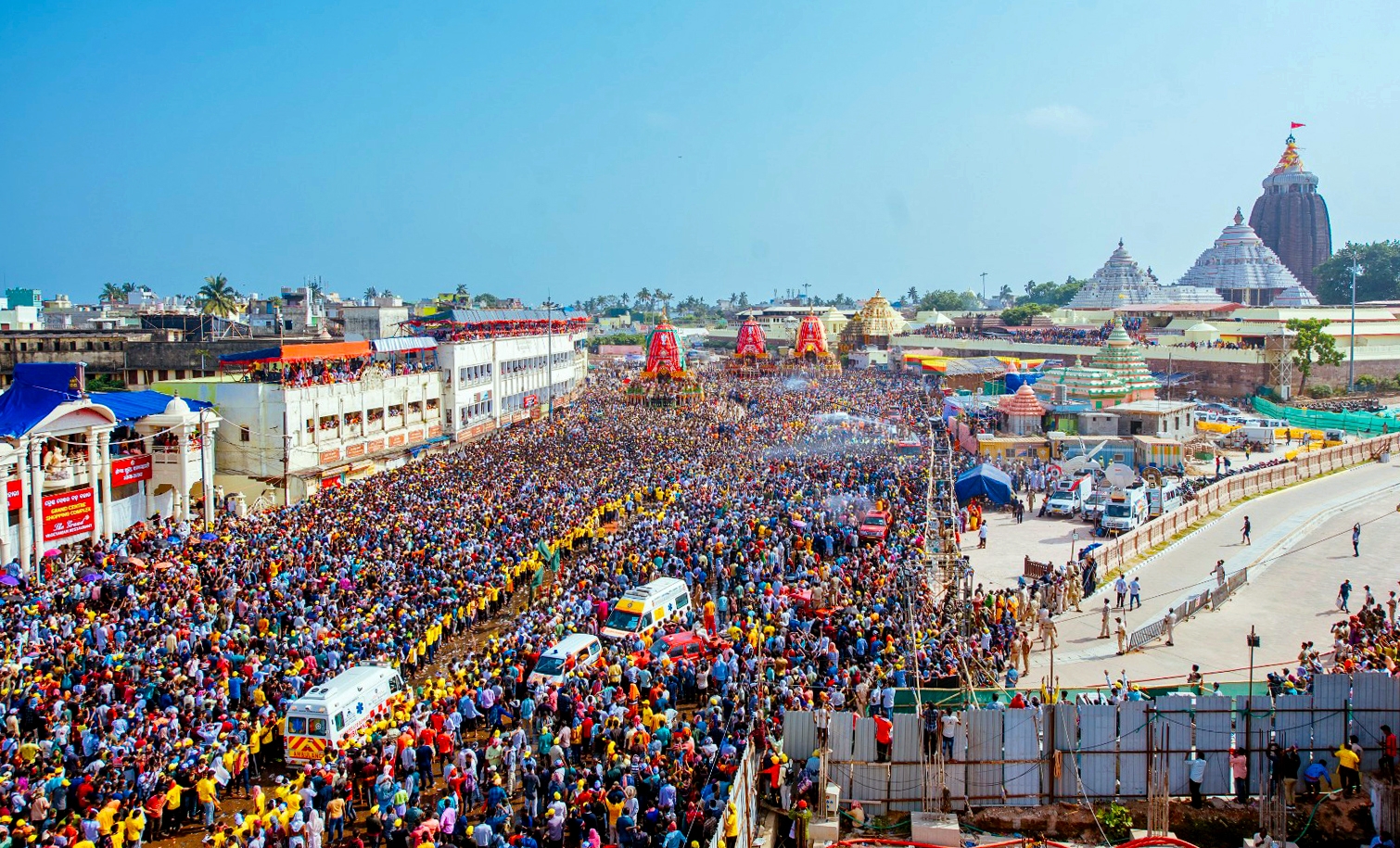  Rath Yatra 2023: Chariot Pulling Begins-TeluguStop.com