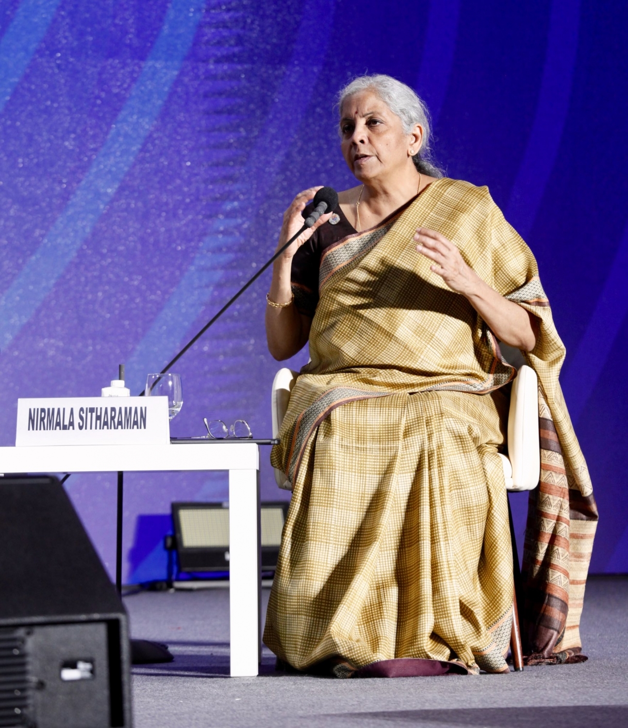 Sitharaman Lists Key Financial Inclusion Measures At Paris Summit-TeluguStop.com
