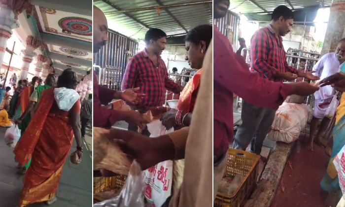  Vijayawada Durga Temple Staff Demands 20rs For Offering Coconut,vijayawada, Durg-TeluguStop.com