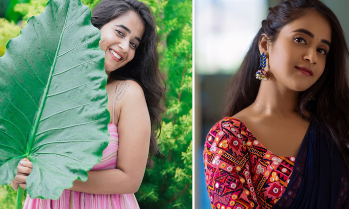  Deepti Sunaina Blocked A Leaf And Gave A Photo Netizens Fire That She Is Wastin-TeluguStop.com