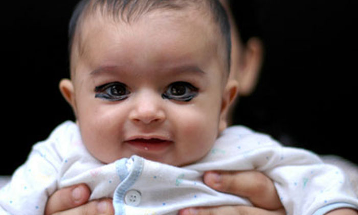  Is It Good To Kajal  A Newborn Baby's Eye , Kajal  , Baby's Eye, Itching, Irrita-TeluguStop.com