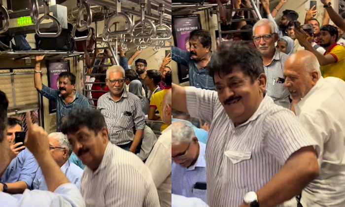  Man Sings Kaanta Laga In Mumbai Local Train As Passengers Dance Viral Video Deta-TeluguStop.com