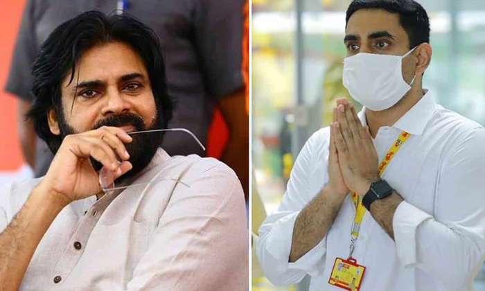  Is Lokesh Following Pawan's Route?,pawan Kalyan,nara Lokesh,ys Jagan,ycp,tdp,va-TeluguStop.com