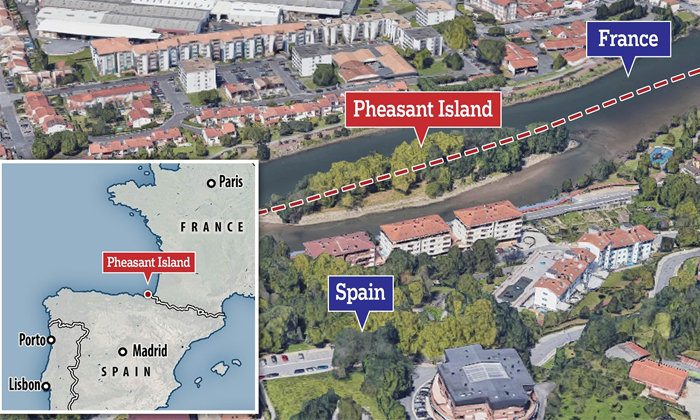 Telugu France, Island, Latest, Nri, Phasen Island, Pheasant Island, Spain-Telugu