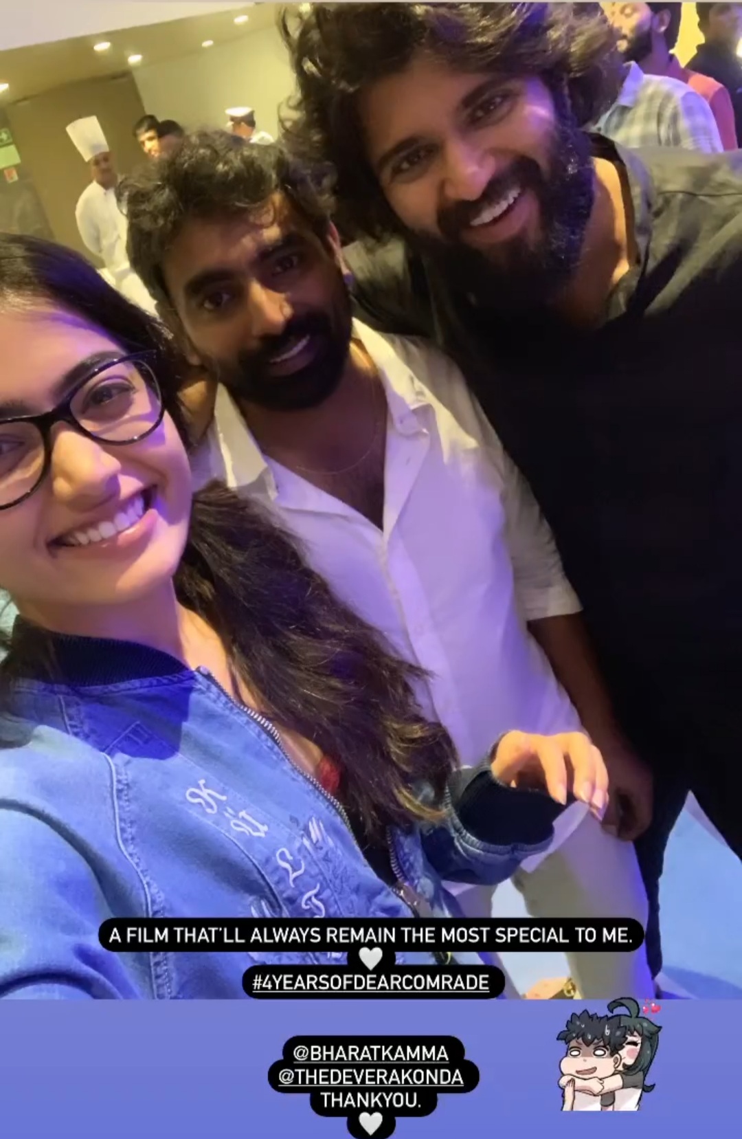  Rashmika Mandanna Celebrates 4 Years Of ‘dear Comrade’ With Vijay De-TeluguStop.com