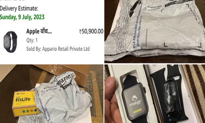  She Ordered An Apple Watch What Did She Get , Apple Watch Tech News, Online Shop-TeluguStop.com