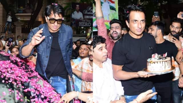  Flower Shower: Sonu Sood’s Heartwarming 50th Birthday Celebration In The R-TeluguStop.com