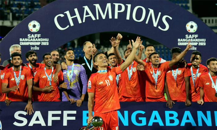 Telugu Footballsunil, India, India Kuwait, Indian Football, Sunil Chhetri-Sports