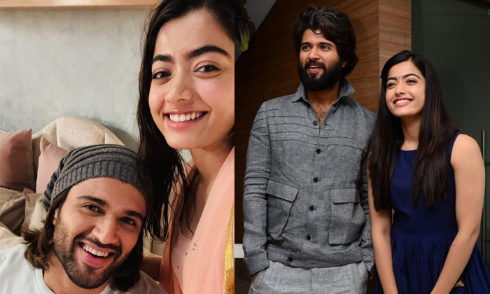  Actress Rashmika Mandanna Wearing Vijay Devarakonda Shirt-TeluguStop.com