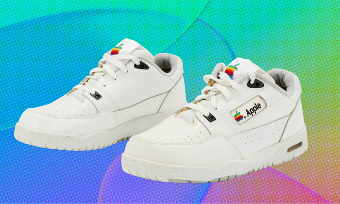  Apple Rare Sneakers Sold For 50000 Dollars At Auction Details, Apple Company, Ap-TeluguStop.com