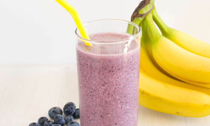 Telugu Bananablueberry, Tips, Smoothie-Telugu Health