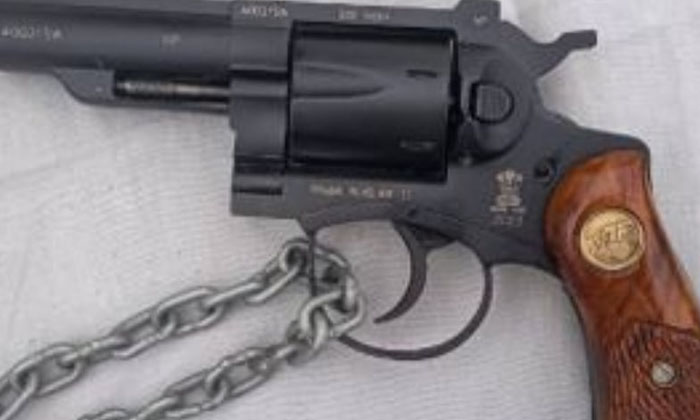  Another New Weapon In The Hands Of The Security Forces Long Range Revolver Prab-TeluguStop.com