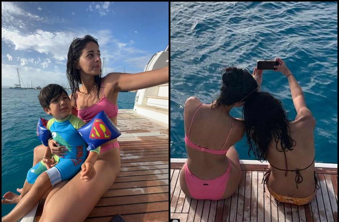  Ananya Panday’s Sizzling Ibiza Vacation Photos Leave Fans Drooling-TeluguStop.com