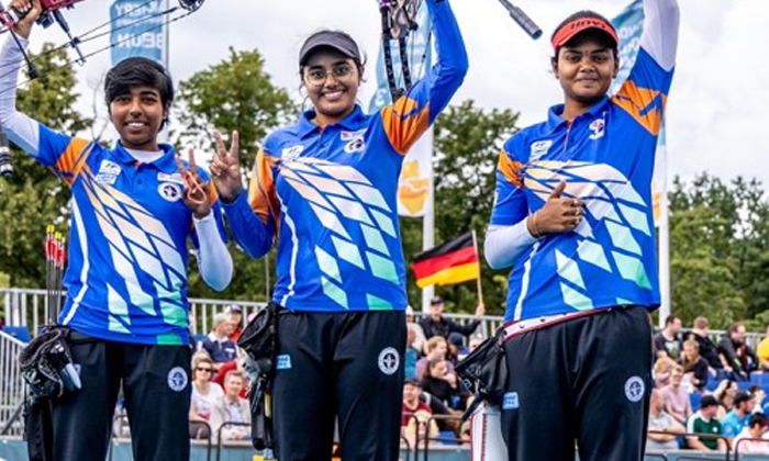  Gold For India In World Archery Championship , World Archery Championship, Mexic-TeluguStop.com