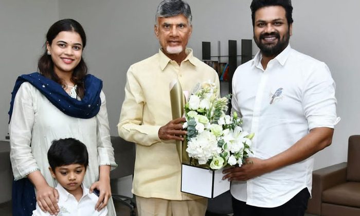 Telugu Bhuma Mounika, Chandrababu, Manchu Manoj, Meet-Movie