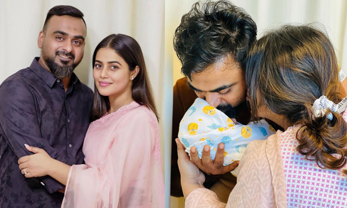  Muhammad Asif Ali, Poorna Introduced Her Son For The First Time, Purna, Dhee Da-TeluguStop.com