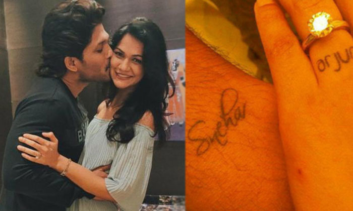  Allu Arjun Tattoo On His Hand, Pushpa The Rule, Pushpa 2, Allu Arjun, Sukumar,-TeluguStop.com