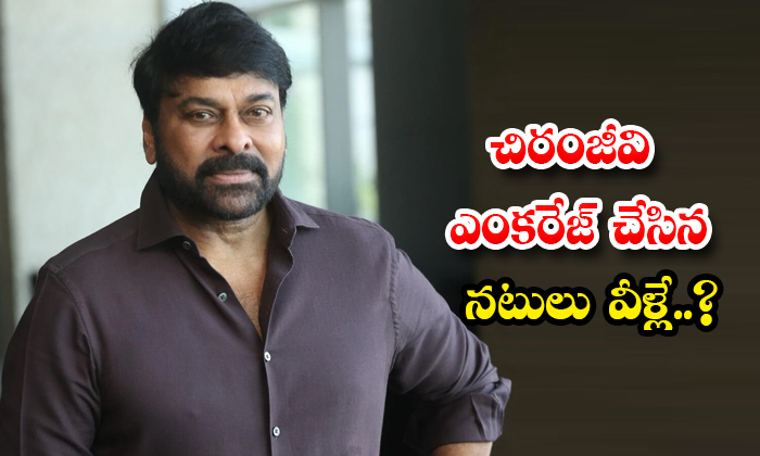  These Are The Actors Encouraged By Chiranjeevi Hyper Adi Lawrence Hari Babu Deta-TeluguStop.com