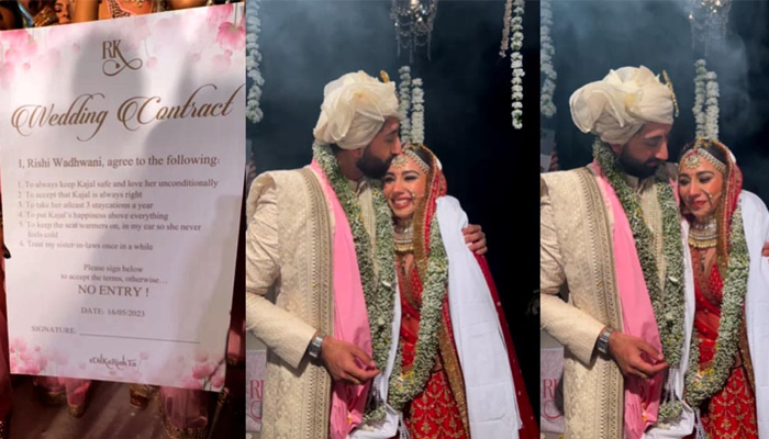  Bride Groom Wedding Contract Before Marriage Video Viral Details, Bride, Groom,-TeluguStop.com