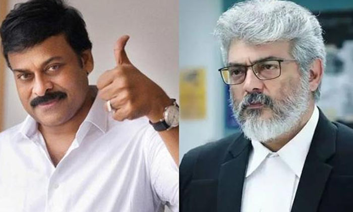  Ajith Drowned Both Mega Brothers, Ajith Kollywood, Chiranjeevi, Pawan Kalyan,-TeluguStop.com