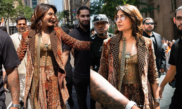 Price Of Samantha Dress Wore At The India Day Parade In New York-TeluguStop.com