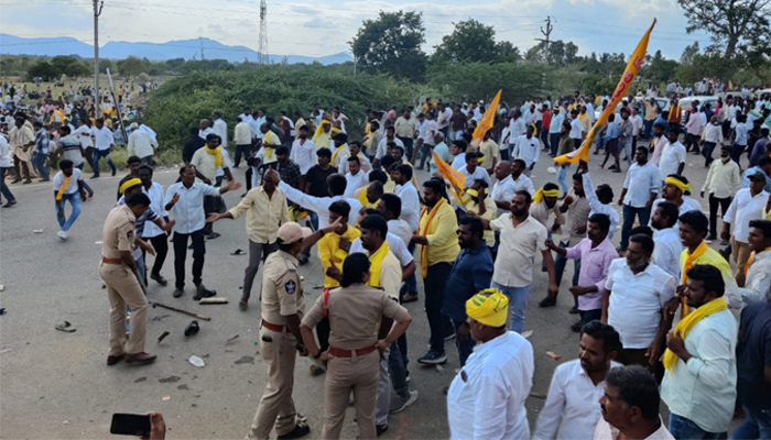 Telugu Chandrababu, Battlefield, Fights, Punganuru, Punganuru Riots-Telugu Polit